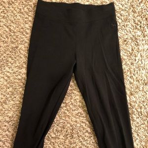 Crop black tights from Pink